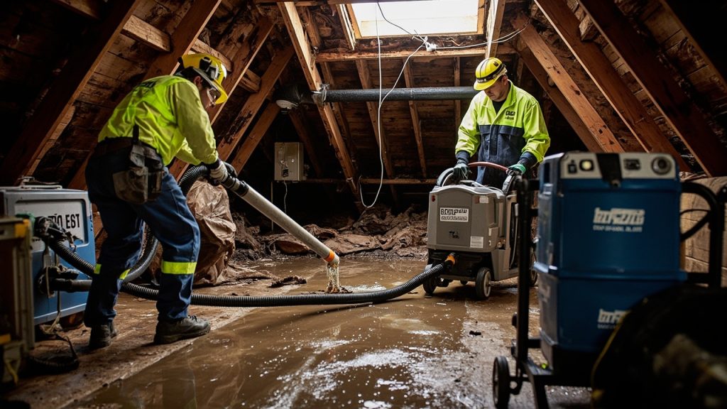 Attic Water Damage Cleanup in Birmingham AL 35203