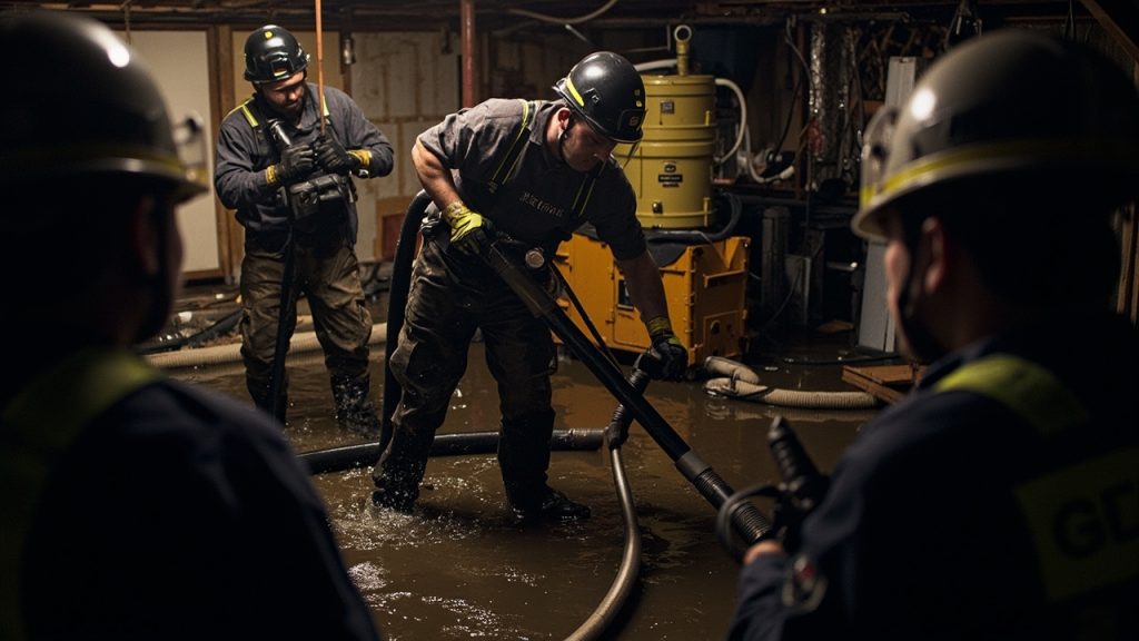Basement Flood Cleanup in Birmingham AL 35203