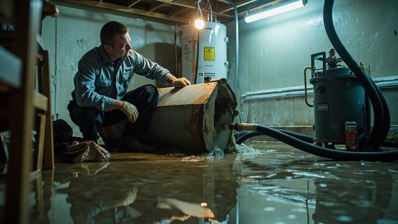 Our Burst Water Heater Extraction Process Stops Damage Fast