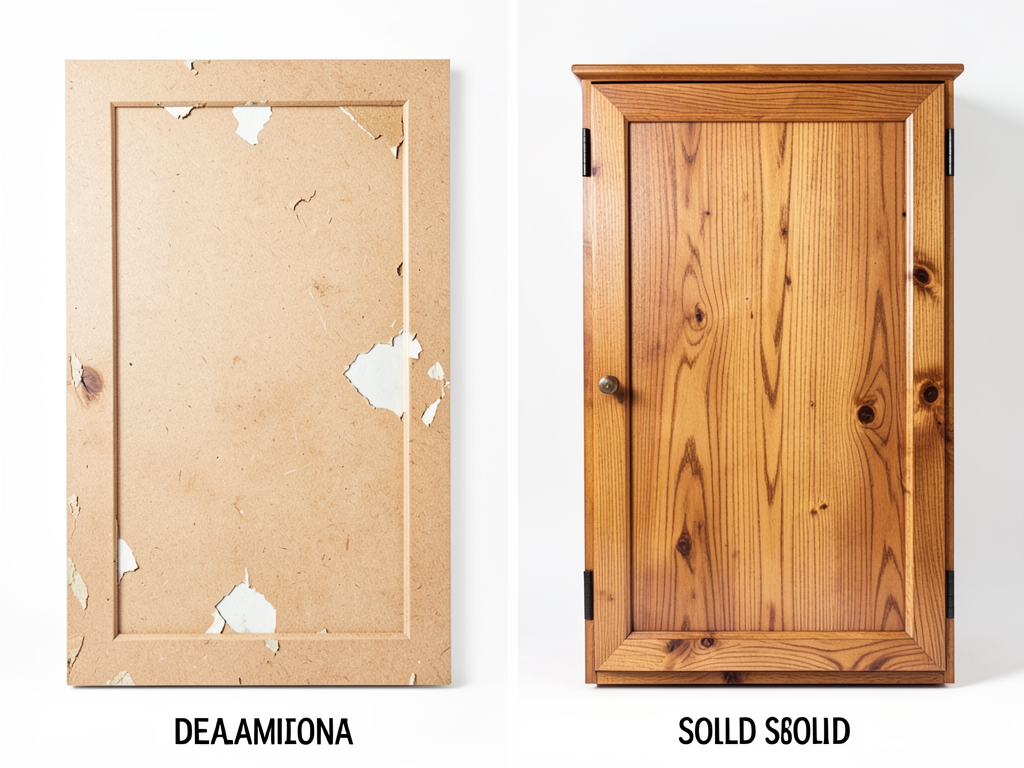 Can you save water damaged kitchen cabinets without a full remodel?