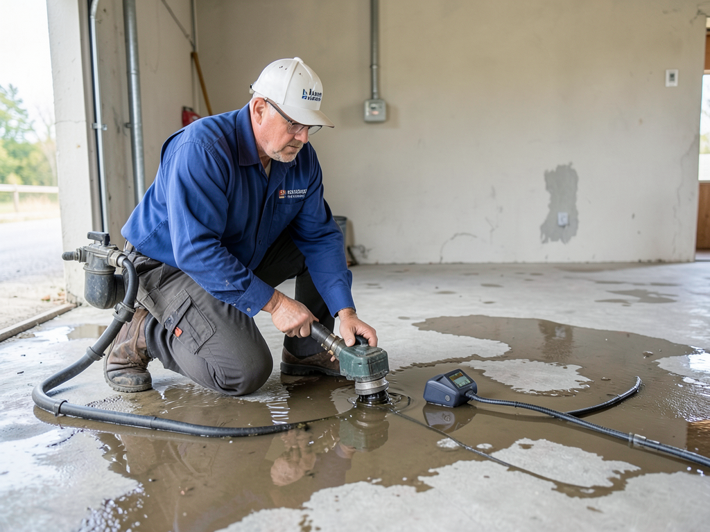 How to dry out a flooded workshop or detached gara